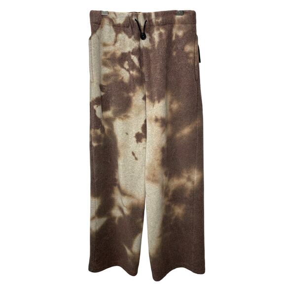 Kapital Peace Fleece Smoky Tan & Brown Tie Dye Easy Jogger Pant 3 Large - Picture 2 of 16